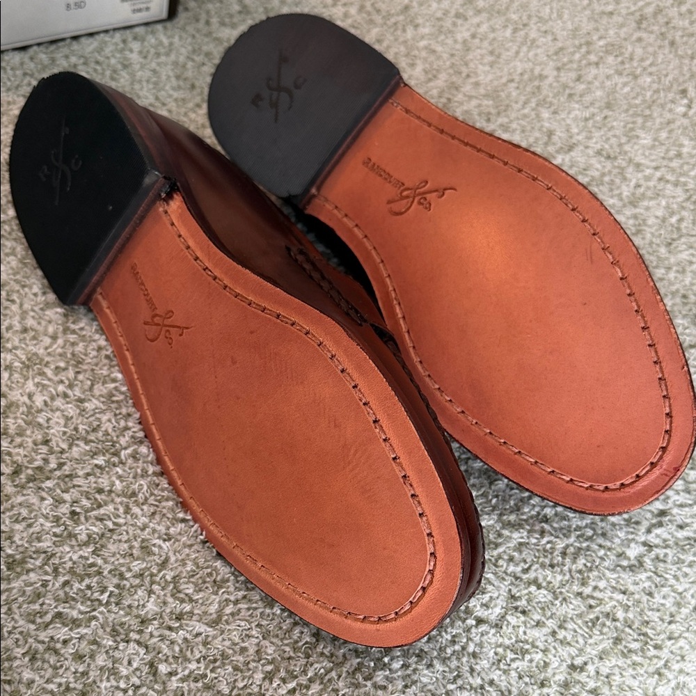 Rancor  Dark Brown Leather Loafers with Silver Accents - Picture 4 of 4